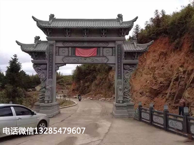 石門(mén)樓在江西鄉(xiāng)村振興的重要作用,牌坊廠家告訴你