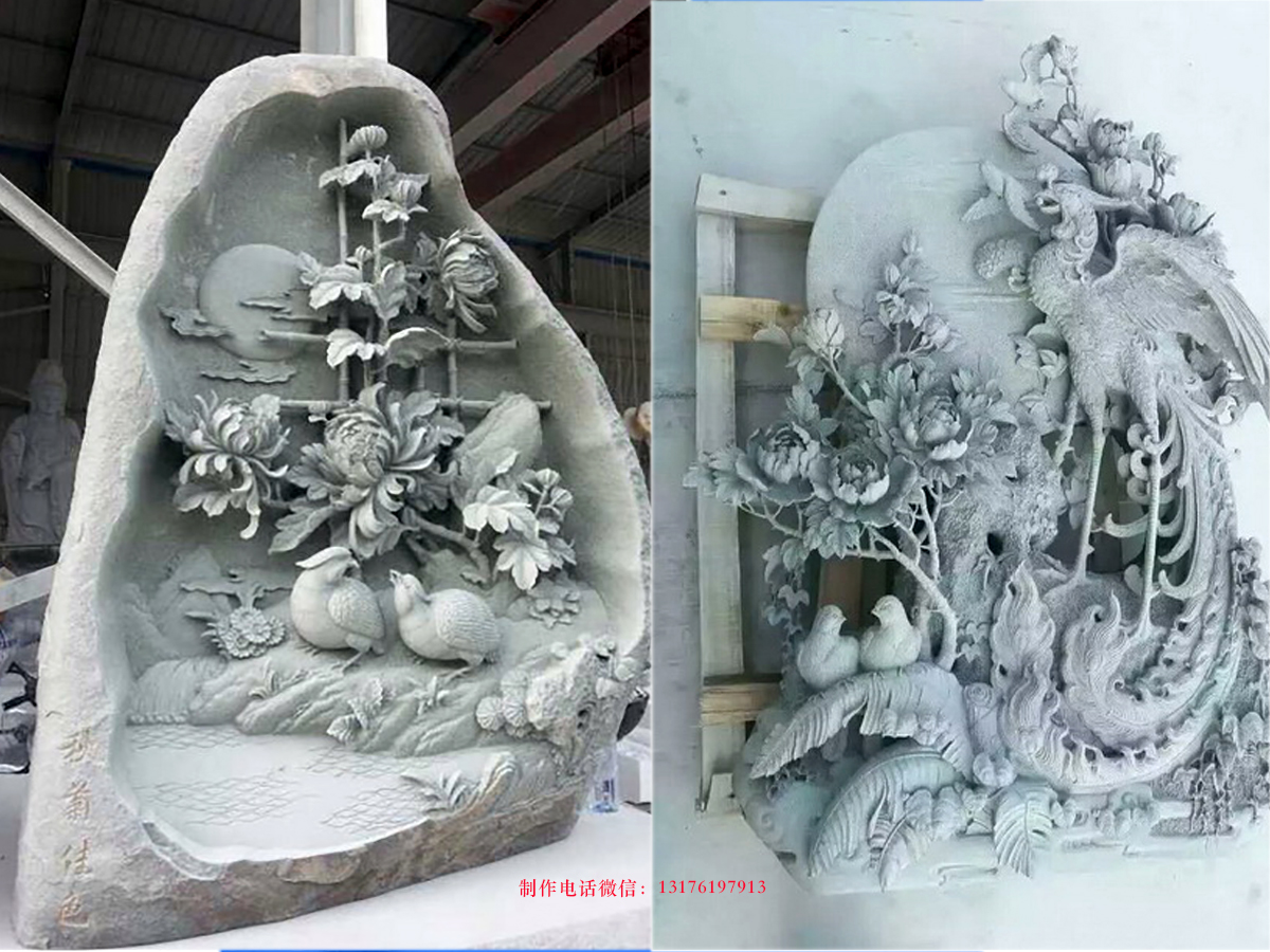 湖南文廟浮雕_道教石雕壁畫設計制作