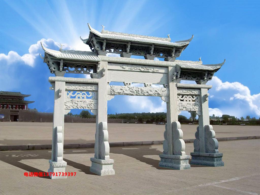 現(xiàn)代村莊門(mén)樓圖片
